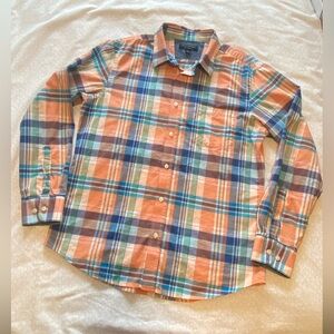 Banana Republic men’s soft wash slim fit plaid shirt, size large